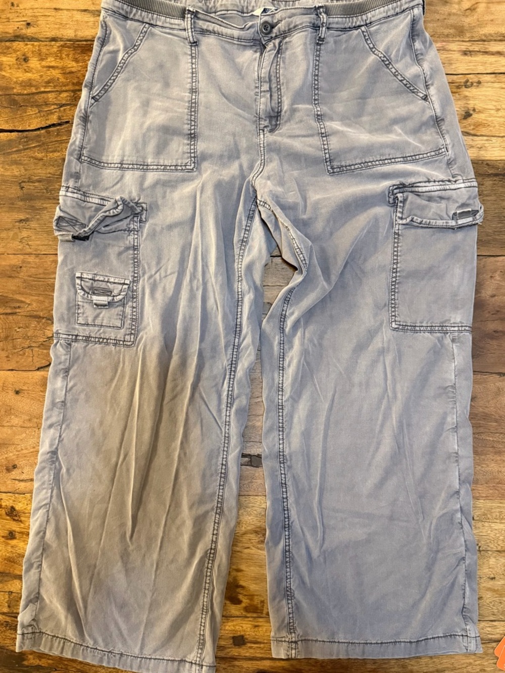American Eagle Cargo Pants in Olive Gray-Sz 16